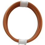 Lanko/ licna 1 x 0.04 mm², vnější Ø 0.60 mm, oranžová, 10 m