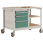 Mobilní dílenském model 1 s naolejovaná multiplex kryt 30 mm Šxhxv 1135 x 590 x 810 mm Manuflex MW2001.0001 MW2001.0001
