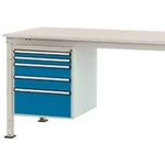 Manuflex ZB4863.0002 Vestavné pouzdro, Nutzhohe stacionárně 500 mm s 5 šuplíky. Pro stolní hloubka 1000 mm