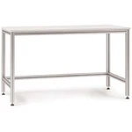 Manuflex AA1112 Box stolní hliník s linoleum deska pro sedící činnosti, Šxhxv = 2000 x 800 x 750-767 mm