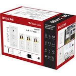 Kabelový domovní video telefon Bellcome Smart+ 3.5” Video-Kit 3 Familie VKM.P3F3.T3S4.BLW04, bílá