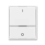 ABB Element,Time kryt vypínače č.2S bílá/bílá 3558E-A00655 03 s průzorem