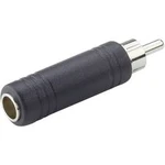 Adaptér Paccs HFA0007 [1x cinch zástrčka - 1x jack zásuvka 6,3 mm], černá