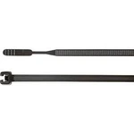 Stahovací pásky Q-serie HellermannTyton Q30LR-W-BK-C1, 250 x 3,6 mm, 100 ks, černá