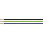Drátové vedení XBK-Kabel H07V-U, 1x 1,50 mm², PVC, 4 mm², Ø 2,90 mm, 1 m, zelenožlutá