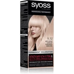 Syoss Color permanentní barva na vlasy odstín 9-52 Light Rose Gold Blond