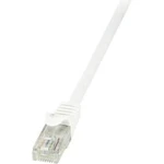 Síťový kabel RJ45 LogiLink CP2011U, CAT 6, U/UTP, 25.00 cm, bílá