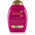 OGX Keratin Oil posilující šampon s keratinem a arganovým olejem 385 ml