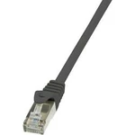 Síťový kabel RJ45 LogiLink CP1033S, CAT 5e, F/UTP, 1.00 m, černá