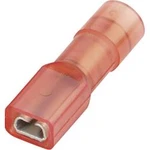 Faston zásuvka Vogt Verbindungstechnik 396008S 2.8 mm x 0.8 mm, 180 °, plná izolace, červená, 1 ks