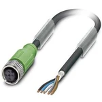 Upravený zástrčkový konektor pro senzory - aktory Phoenix Contact SAC-5P- 5,0-PUR/M12FS SH 1682951 zásuvka, rovná, 5.00 m, 1 ks
