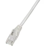 Patch kabel CAT 5e SF/UTP RJ 45, vidlice ⇔ vidlice, 0,3 m, šedý