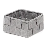 Sivý kúpeľňový organizér Compactor Stan, 12 x 12 cm