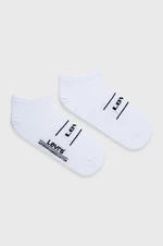 Ponožky Levi's 37157.0641-white, biela farba