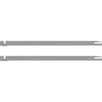 Bosch Accessories 2607018011 2-piece saw blade set 200 mm