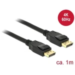 Delock DisplayPort prepojovací kábel #####DisplayPort Stecker, #####DisplayPort Stecker 1.00 m čierna 83805 pozlátené ko