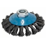 Tapered brush 100 mm, 0,5 mm, 12500 U/ min, 12 mm, 14 Bosch Accessories 2608622011 Priemer 100 mm