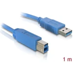 Delock #####USB-Kabel #####USB 3.2 Gen1 (USB 3.0 / USB 3.1 Gen1) #####USB-A Stecker, #####USB-B Stecker 1.00 m modrá poz