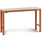 Manuflex LU7073.2001 ESD pracovný stôl UNIVERSAL špeciálny základný stôl s gumovou doskou, ŠxHxV = 1500 x 1200 x 722-102