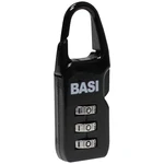 Basi 6100-0115 zámok na kufor 22 mm zámky s rôznymi kľúčmi   čierna na heslo