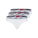HUGO BOSS Three Pack Of Thong With Logo Stretch-Cotton