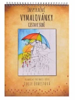 Inspirační vymalovánky Cesta k sobě, kroužková horní vazba A4 - Lucie Ernestová