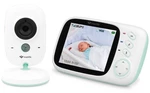 Detská elektronická pestúnka TrueLife NannyCam H32 biela/zelená detská opatrovateľka • dosah až 300 m • farebný 3,2" LCD • 750 mAh batéria v rodičovsk