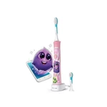 Zubná kefka Philips Sonicare For Kids HX6352/42 ružový sonická zubná kefka • pre deti od 3 a od 7 rokov • 62 000 pohybov za minútu • 2 režimy čistenia