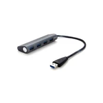 USB Hub i-tec USB 3.0 / 4x USB 3.0 (U3HUB448) čierny rozbočovač • 4× USB 3.0 • bez instalace ovladačů • přepěťová ochrana • vysoká kompatibilita • síť