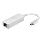 Sieťová karta D-Link USB-C/RJ45 (DUB-E130) biela redukcia • z USB-C na gigabit LAN • Plug & Play • kompaktné vyhotovenie • funkcia Wake-on-LAN • rýchl