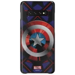 Kryt na mobil Samsung Captain America na Galaxy S10+ (GP-G975HIFGHWC) čierny zadný kryt na mobil • funkcia NFC • kompatibilný s telefónom Samsung Gala