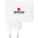 USB nabíječka Skross 2.800111, nabíjecí proud 3.4 A, bílá, stříbrná