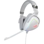 Asus ROG Delta herní headset na kabel přes uši, s USB, USB-C, bílá