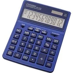 Citizen SDC-444X stolní kalkulačka modrá Displej (počet míst): 12 na baterii, solární napájení (š x v x h) 155 x 206 x 33.5 mm