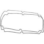 Těsnění Hammond Electronics 1554YGASKET, silikon, černá, 300 mm, 1 sada