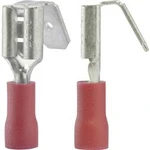 Faston zásuvka Vogt Verbindungstechnik 3925 s odbočkou, 6.3 mm x 0.8 mm, 180 °, částečná izolace, červená, 1 ks