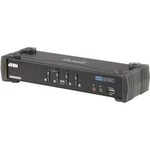 KVM switch Aten pro USB a DVI-Dual-Link s přenosem zvuku a USB 2.0 hub, 4-portový