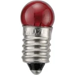 Kulatá žárovka Barthelme, 3,5 V, 0,7 W, 200 mA, E10, červená