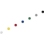 Maul MAULsolid, 6161599 magnet, (Ø x v) 15 mm x 7 mm, kulatý, žlutá, červená, modrá, bílá, zelená, šedá, černá, 10 ks