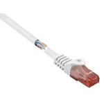 Síťový kabel RJ45 Basetech BT-1719402, CAT 6, U/UTP, 3.00 m, bílá