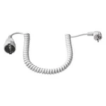 Napájecí kabel Bachmann 672.280, bílá, 2.00 m