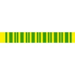Samolepka barevný pásek (zelenožlutý) uzemnění 18x115mm