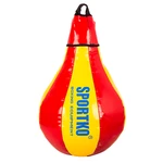 Boxovací pytel SportKO GP1 24x40cm / 5kg  červeno-žlutá