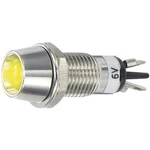 LED signálka SCI R9-115L 6, vnitřní reflektor 5 mm, 6 V/DC, žlutá