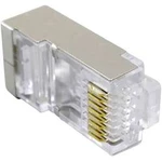 Zástrčka, rovná BKL Electronic 143041, RJ45 transparentní, 1 ks