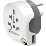 Cestovní adaptér Q2 Power Welt nach USA mit USB 1.100150