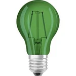 LED žárovka OSRAM 4058075816022 230 V, E27, 2.5 W = 15 W, zelená, A+ (A++ - E), tvar žárovky, vlákno, 1 ks