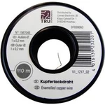 Měděný drát smaltovaný lakem TRU COMPONENTS 1570224, Vnější Ø (vč. izolace) 0.05 mm, 1500 m