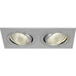 LED vestavné svítidlo SLV New Tria 113926, 12 W, N/A, hliník (kartáčovaný)
