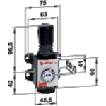 Regulátor tlaku Norgren R92G-2GK-RMG